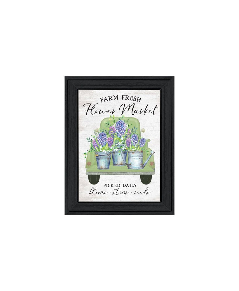 Set Of Two Bloom Where You Are Planted Black Framed Wall Art — view 5