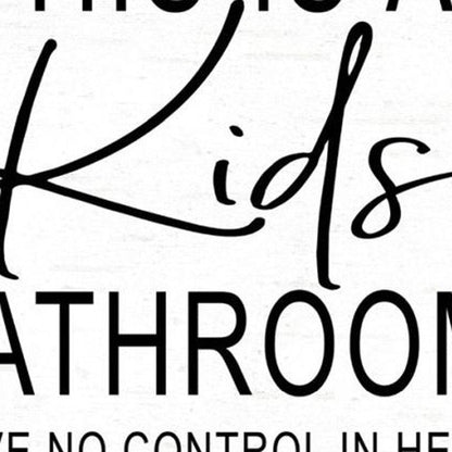 Set Of Two Bathroom Guide to Procedures Black Framed Bathroom Wall Art