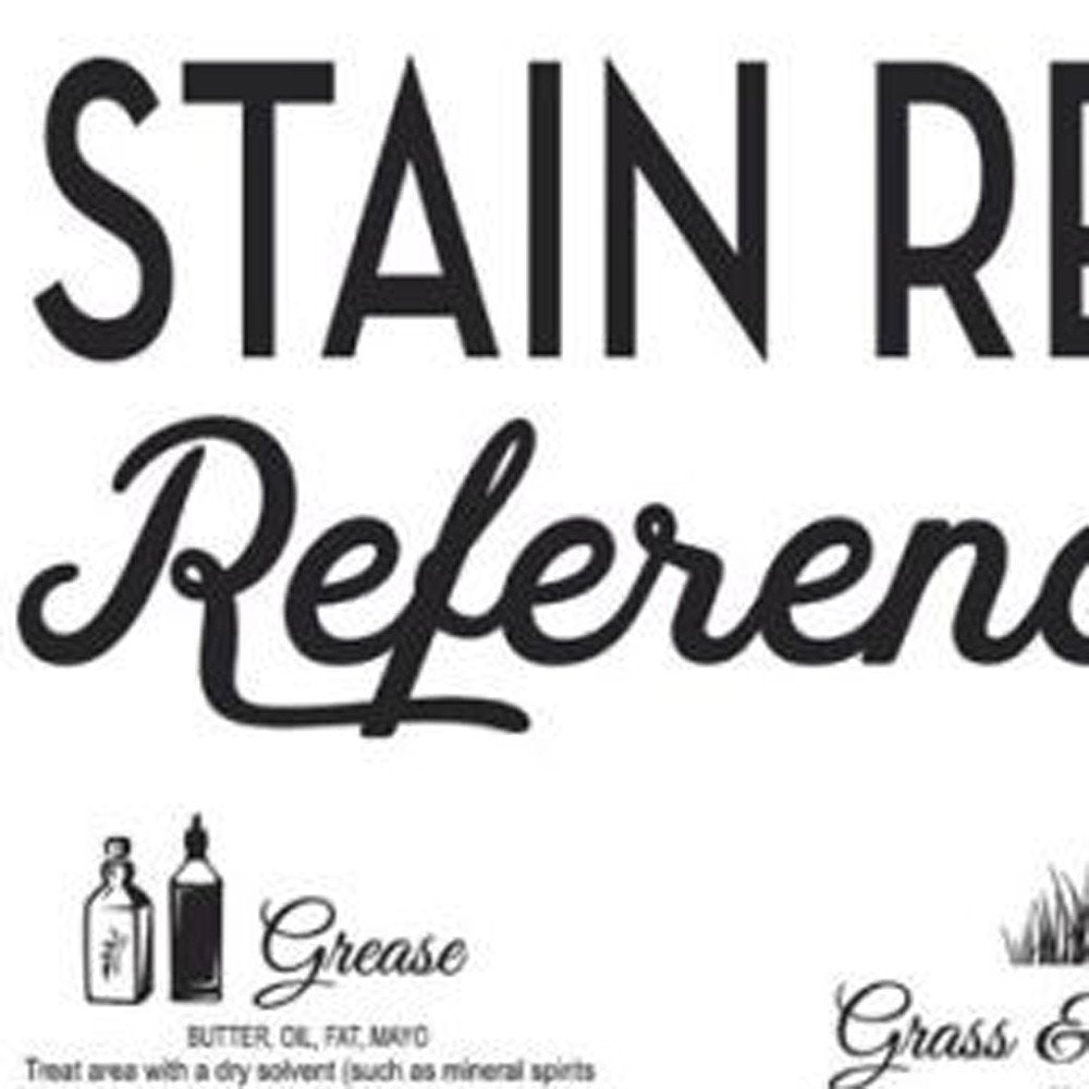 Set Of Two Guide for Laundry and Stain Removal White Framed Laundry Wall Art