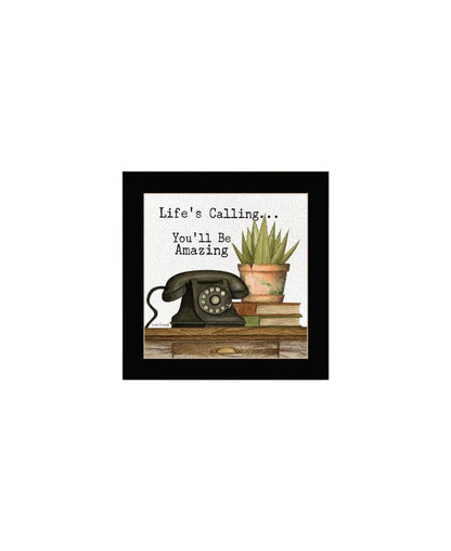 Set Of Three Make the Most of Yourself Black Framed Wall Art HomeRoots