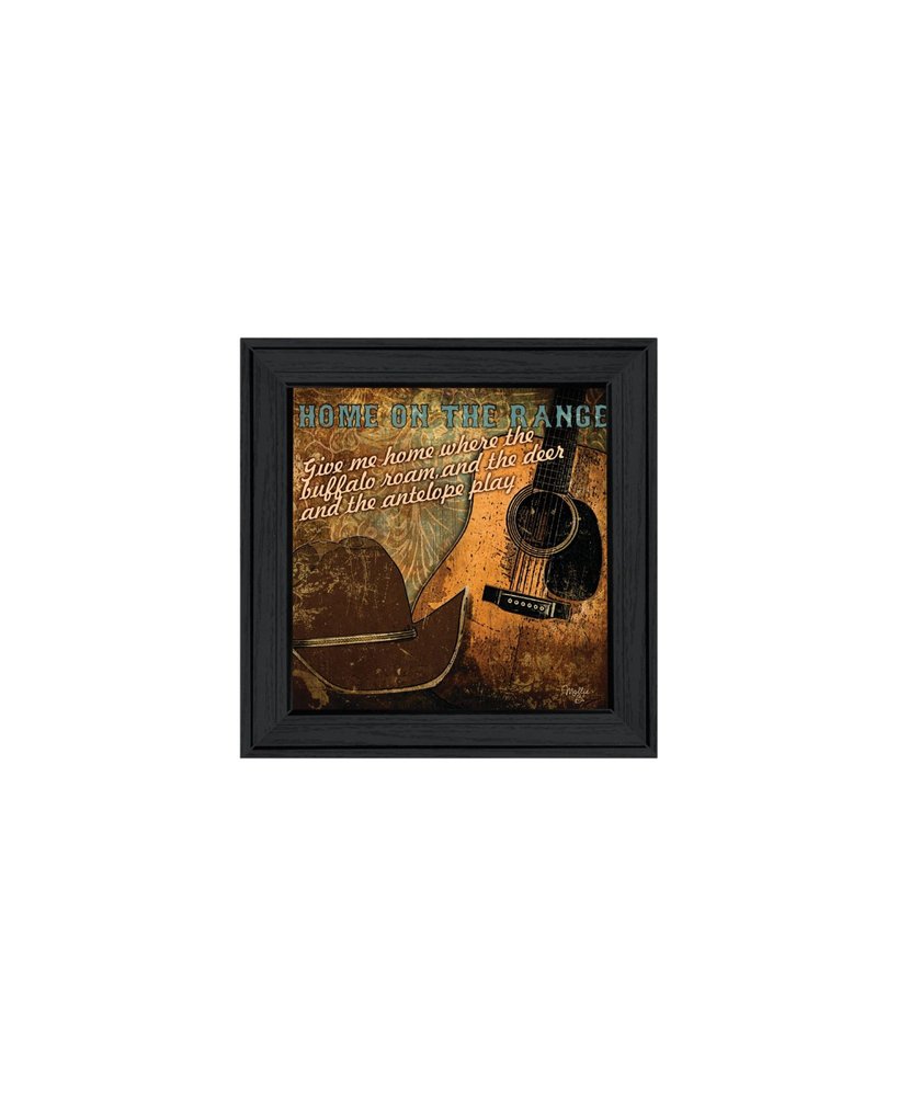 Set Of Two Home on the Range-Western Black Framed Wall Art — view 5