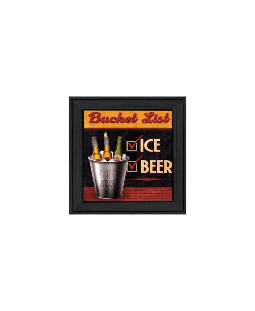 Set Of Two Bucket List Black Framed Wall Art — view 3