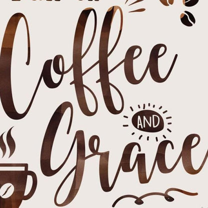 Set Of Two One Cup At A Time! Black Framed Kitchen Wall Art