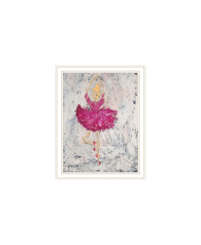 Set Of Two "Ballerina Dancers" White Framed Wall Art — view 6