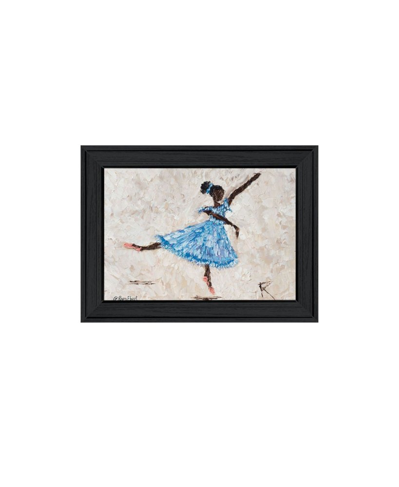 Set Of Two "Ballerina Collection" Black Framed Wall Art