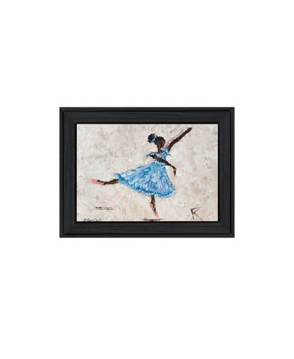 Set Of Two "Ballerina Collection" Black Framed Wall Art