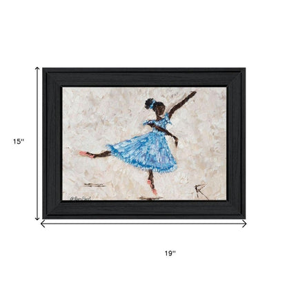Set Of Two "Ballerina Collection" Black Framed Wall Art