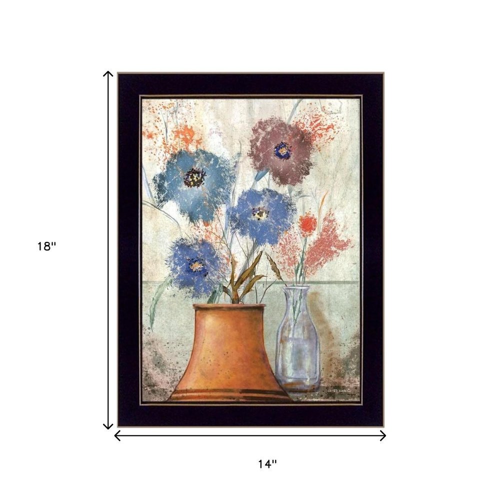 Set Of Two Floral Dreams Black Framed Wall Art — view 6