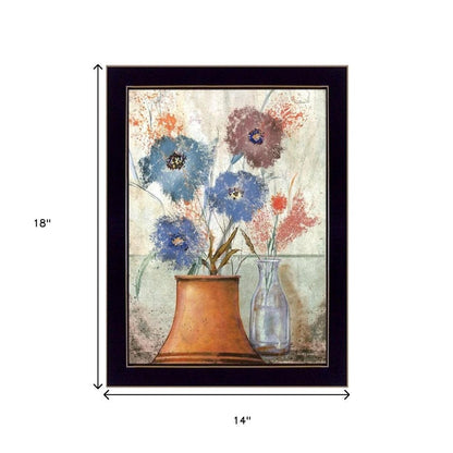 Set Of Two Floral Dreams Black Framed Wall Art