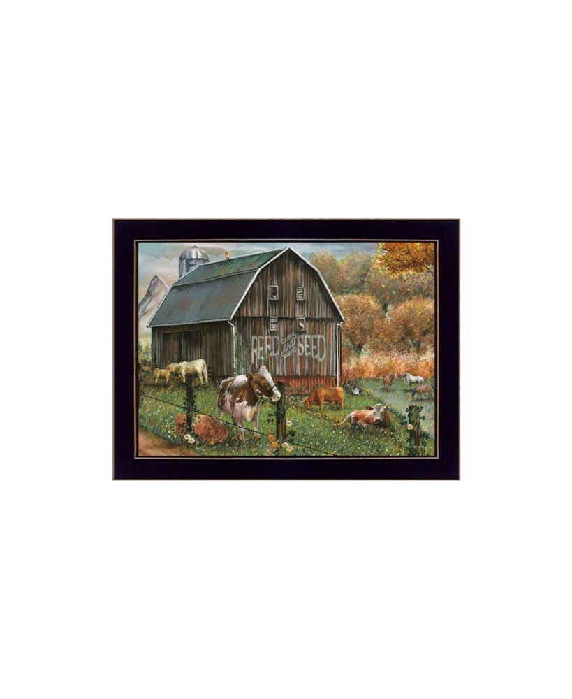 Set Of Two Feed And Seed Black Framed Wall Art — view 4