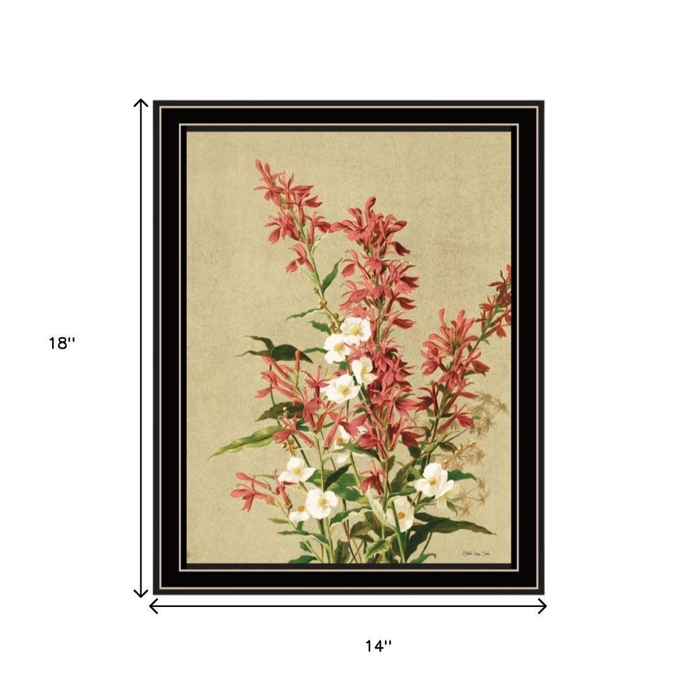 Set Of Two Meadow Flowers Black Framed Wall Art