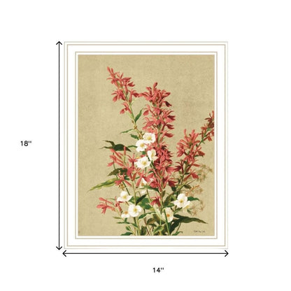 Set Of Two Meadow Flowers White Framed Wall Art