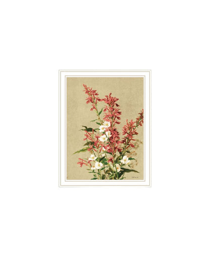 Set Of Two Meadow Flowers White Framed Wall Art