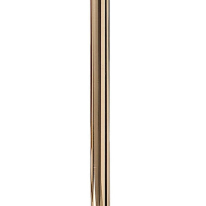 18" Gold Bedside Lamp With Novelty Shade HomeRoots