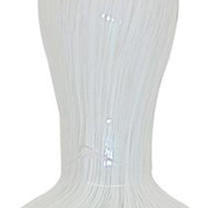 12" Opal Swirl Art Glass Cylinder Table Vase HomeRoots