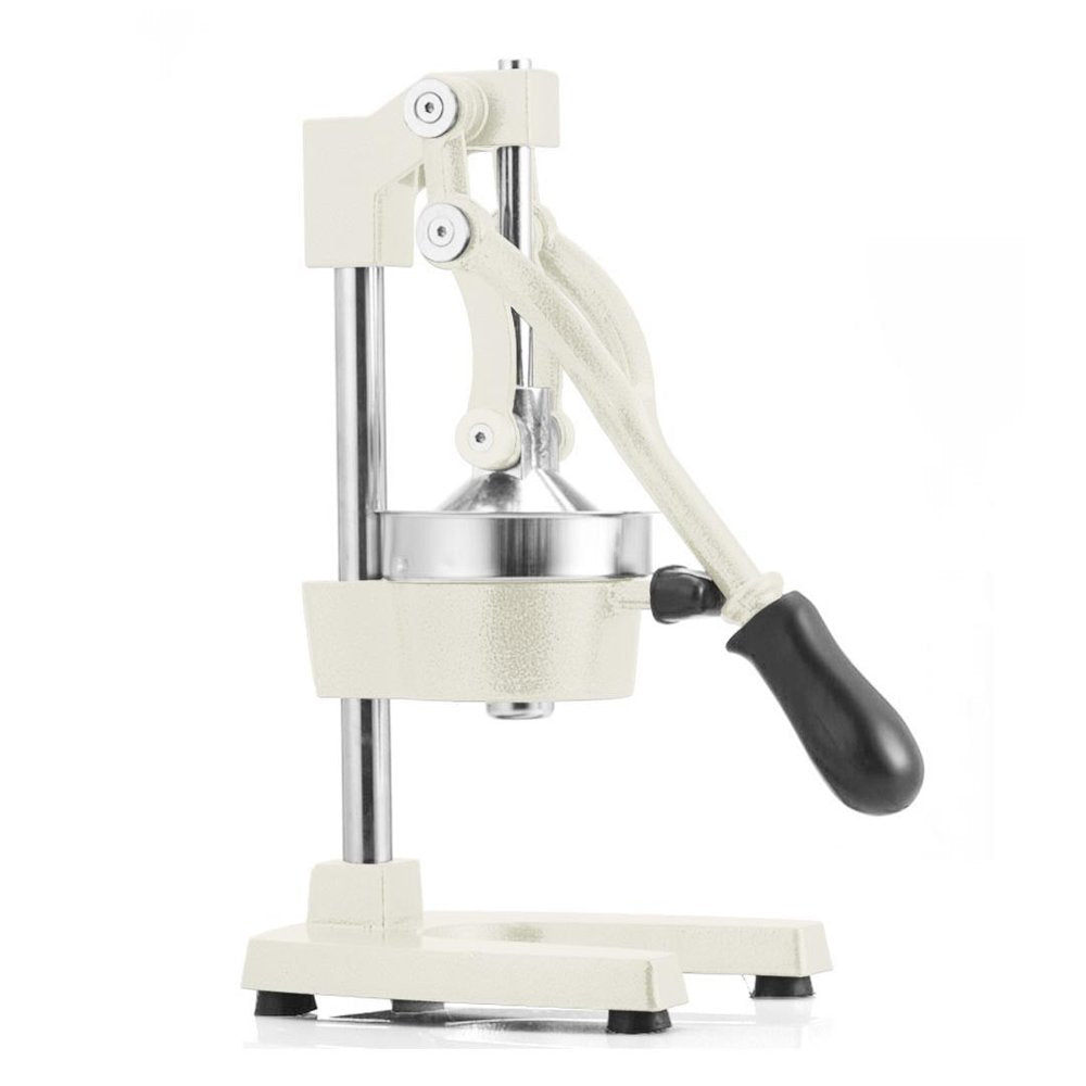 7" White Black And Silver Stainless Steel Manual Juicer — view 6