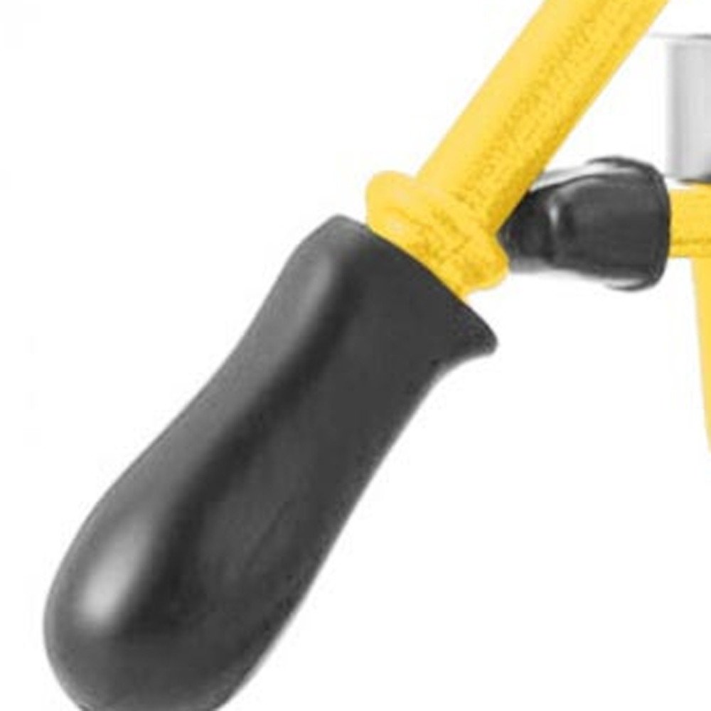 7" Yellow Black And Silver Stainless Steel Manual Juicer — view 6