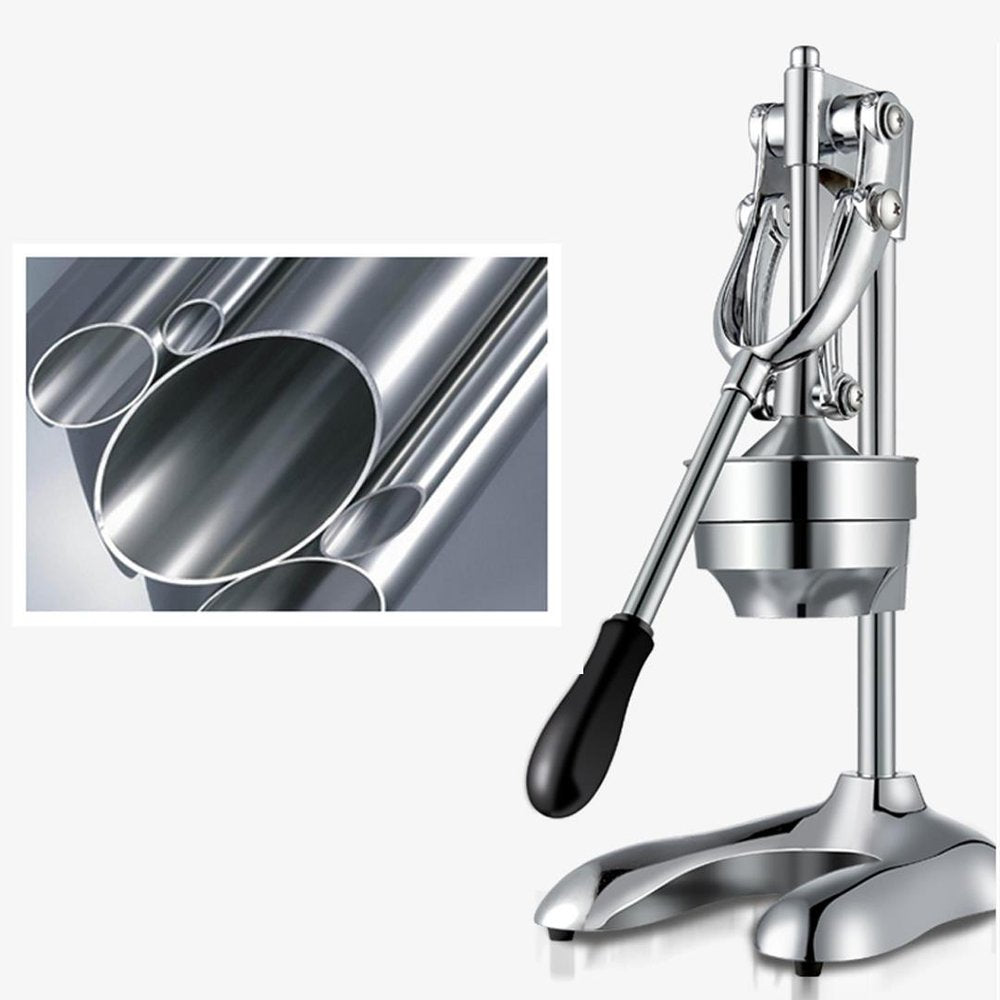 7" Silver Stainless Steel Manual Juicer — view 3