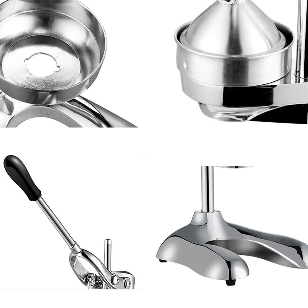7" Silver Stainless Steel Manual Juicer — view 4