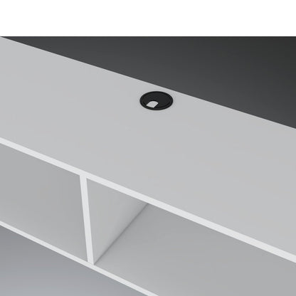 59" White Floating Mount TV Stand HomeRoots