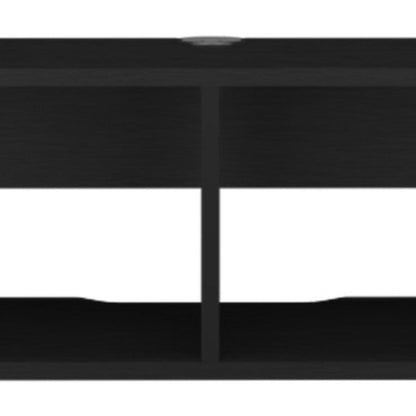 59" Black Floating Mount TV Stand HomeRoots