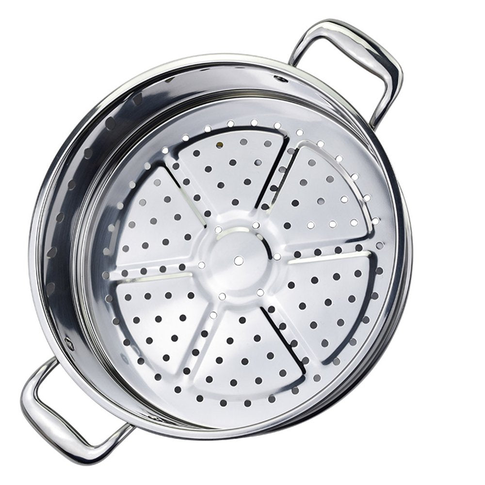 12" Silver Stainless Steel Food Steamer — view 2
