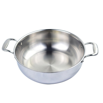 12" Silver Stainless Steel Food Steamer