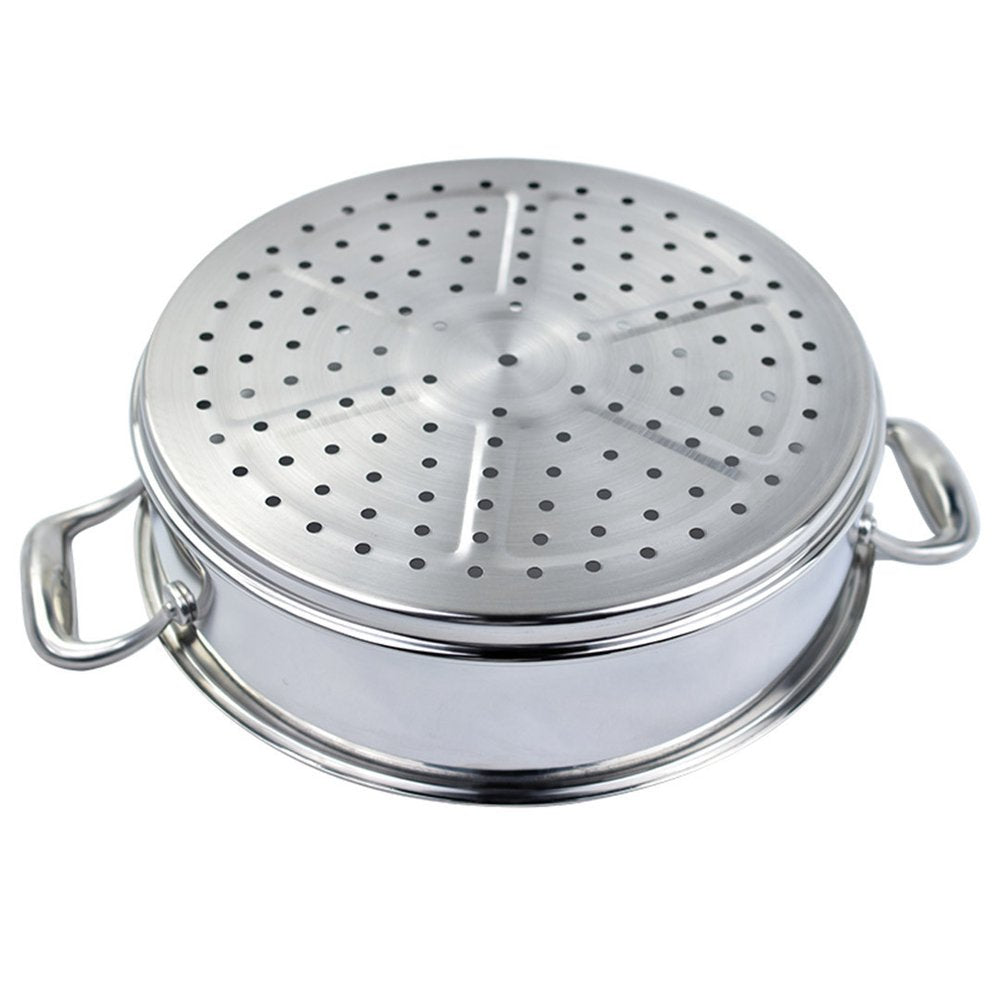 12" Silver Stainless Steel Food Steamer — view 7