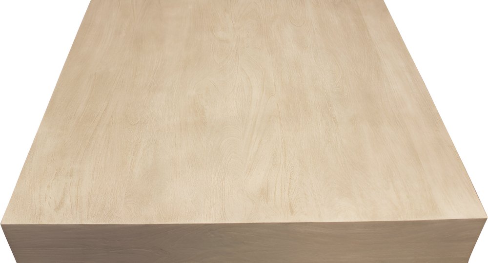66" Natural Solid Wood Distressed Coffee Table HomeRoots