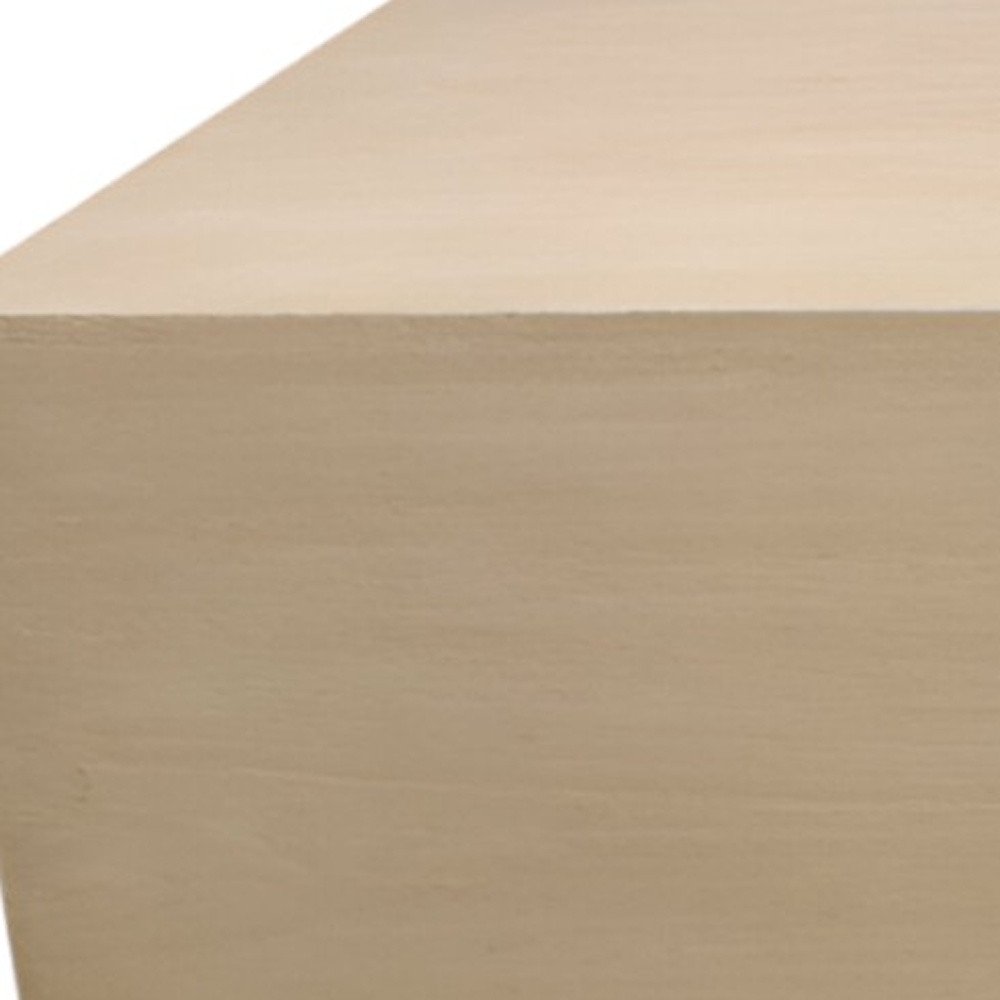 66" Natural Solid Wood Distressed Coffee Table HomeRoots