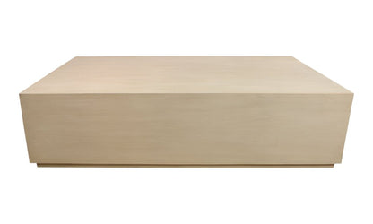 72" Natural Solid Wood Distressed Coffee Table HomeRoots