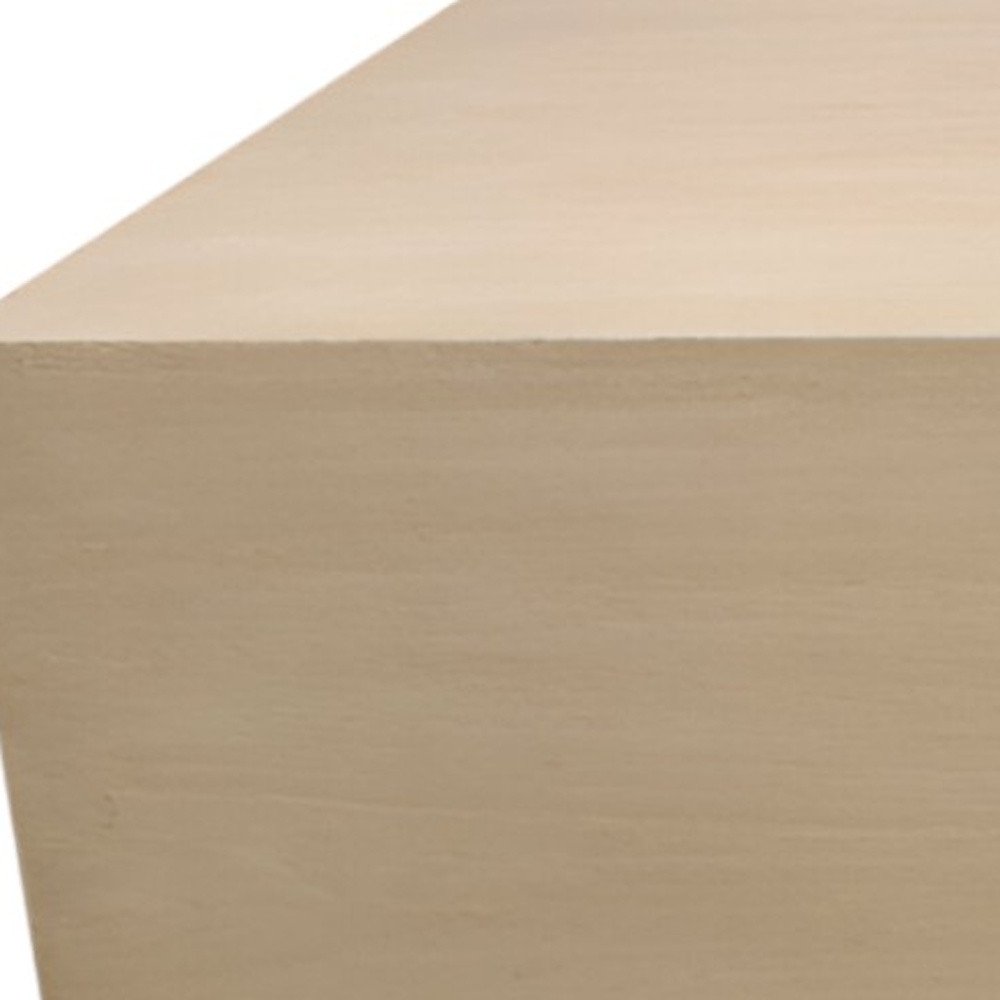 72" Natural Solid Wood Distressed Coffee Table HomeRoots