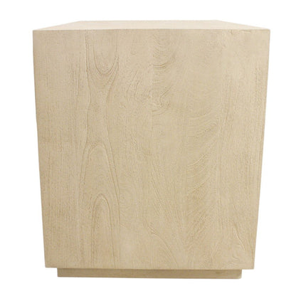 24" Natural Solid Wood One Drawer Nightstand HomeRoots