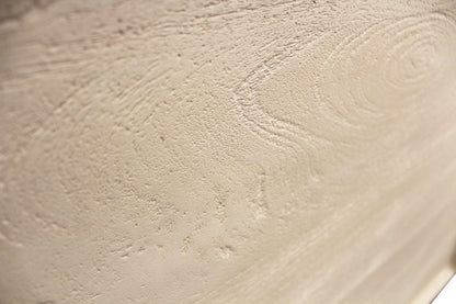 24" Natural Solid Wood Ribbed Texture One Drawer Nightstand HomeRoots