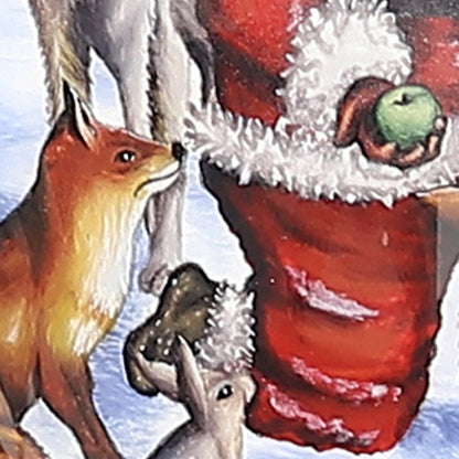 Gifts for Everyone Hand Painted White Red And Brown Glass Finial Ornament HomeRoots