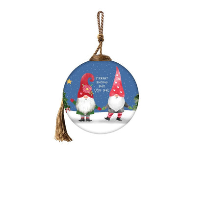 Snowman and Forest Animal Hand Painted Blue White And Green Glass Ball Ornament HomeRoots