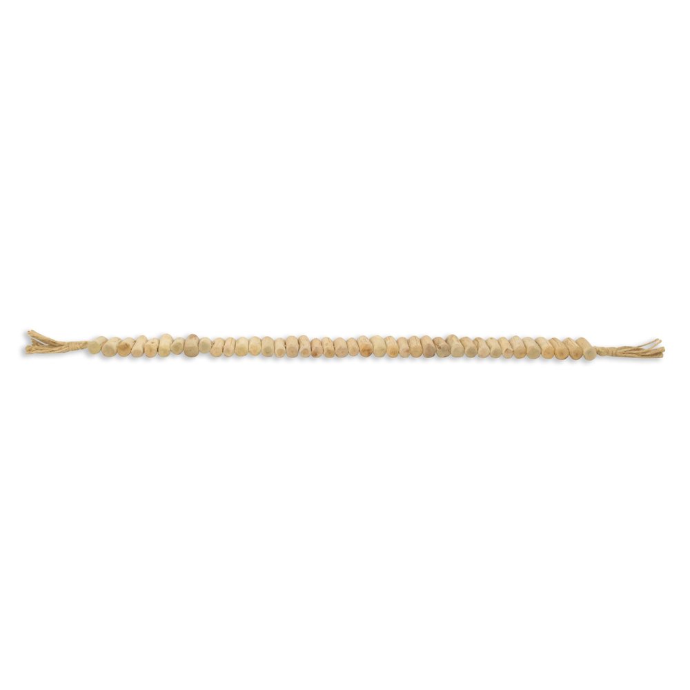 40" Brown Wood Rods And Rope Decorative Tassel HomeRoots