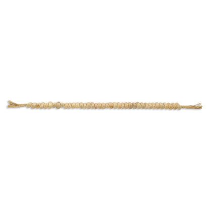 40" Brown Wood Rods And Rope Decorative Tassel HomeRoots