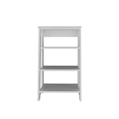 17" White Wood Bathroom Shelves HomeRoots