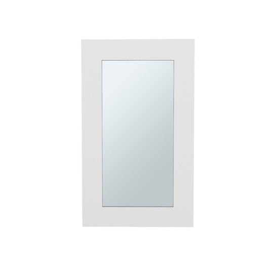 15" White Wood Floating Bathroom Vanity And Medicine Cabinet With Mirror HomeRoots