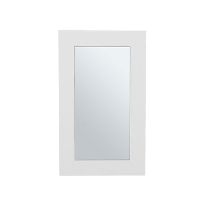 15" White Wood Floating Bathroom Vanity And Medicine Cabinet With Mirror HomeRoots