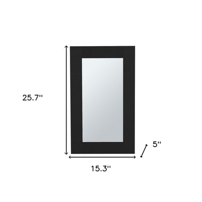 15" Black Wood Floating Bathroom Vanity HomeRoots