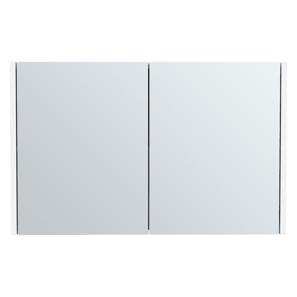32" White Wood Wall Mounted Double Door Medicine Cabinet HomeRoots