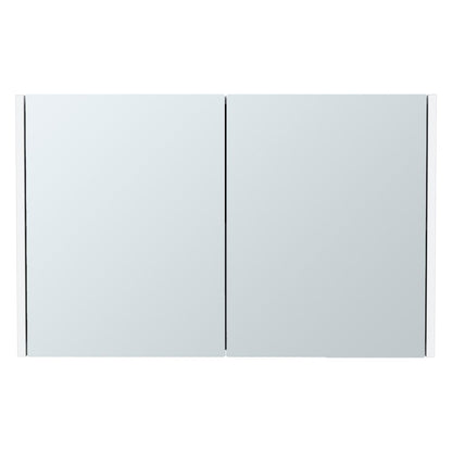 32" White Wood Wall Mounted Double Door Medicine Cabinet HomeRoots