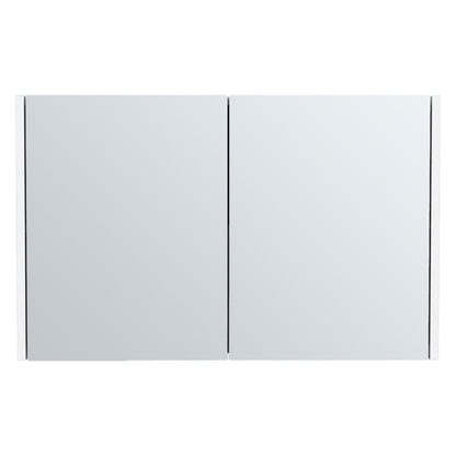 32" White Wood Wall Mounted Double Door Medicine Cabinet HomeRoots
