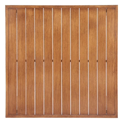 32" Natural Aluminum Square Coffee Table HomeRoots