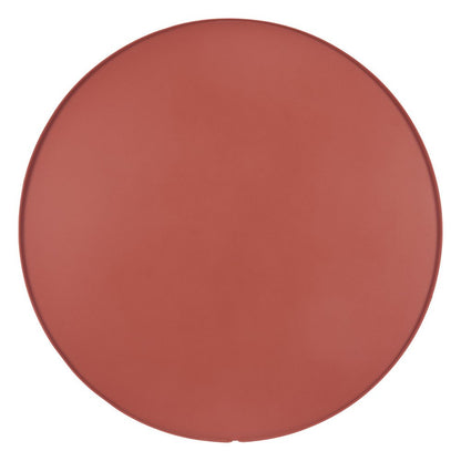 29" Terra Cotta Rounded Aluminum Outdoor Coffee Table HomeRoots