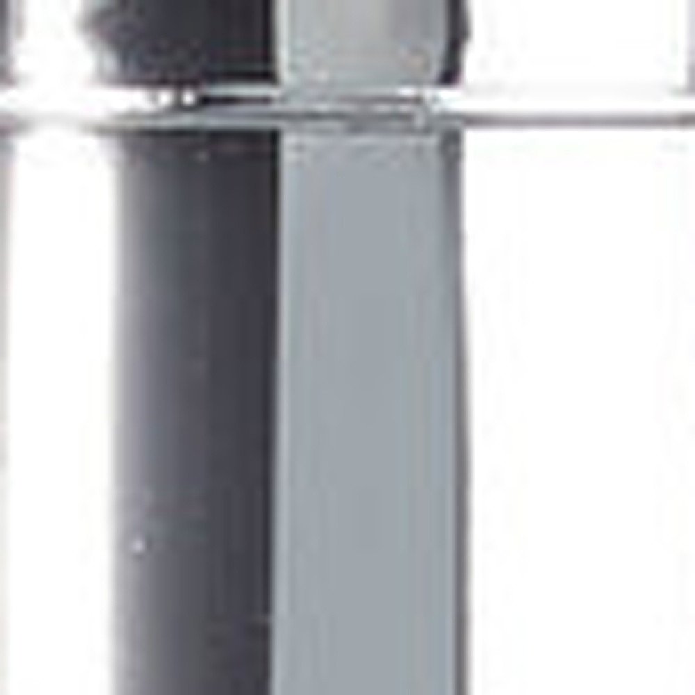 Silver Heavy Duty Plastic Three Chamber Wall Mount Soap Dispenser HomeRoots