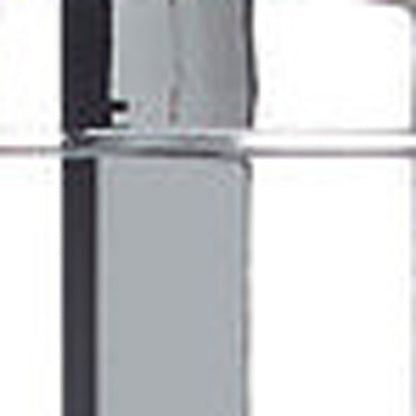 Silver Heavy Duty Plastic Two Chamber Wall Mount Soap Dispenser HomeRoots