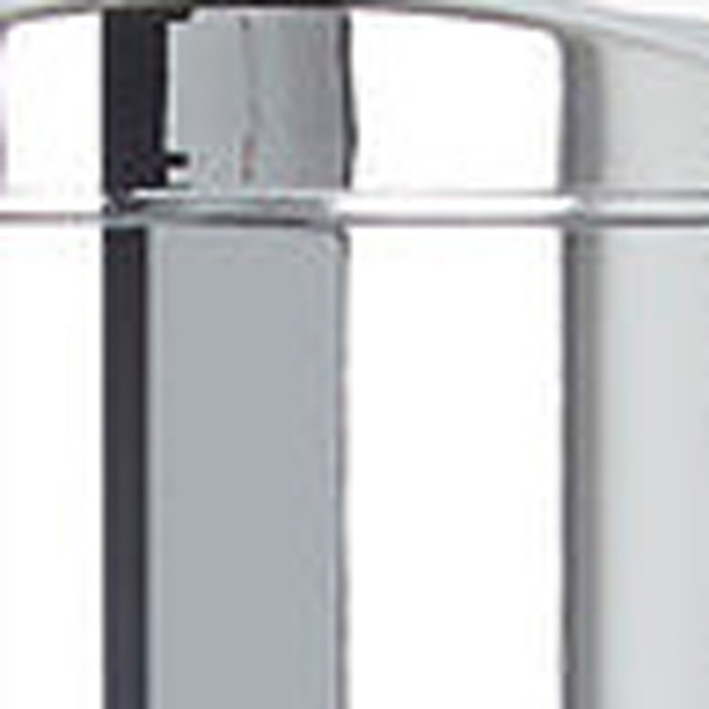 Silver Heavy Duty Plastic Two Chamber Wall Mount Soap Dispenser HomeRoots